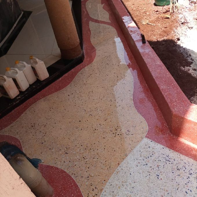Terrazzo removing and installing