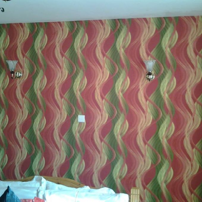 One Bedroom Wallpaper Installation