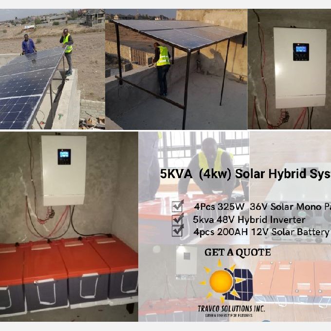 Installation of a 5KVA 4kwh Hybrid Solar System in Syokimau