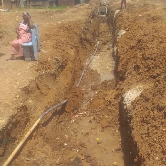 Installation of Water Drainage Pipes in Eldama Ravine