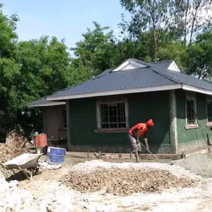 Construction of a 3 Bedroom Semi Permanent House in Kakakmega