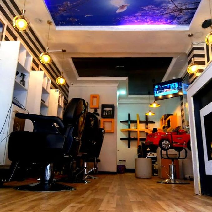 Exemplary Interior Decoration Services for a Barber Shop in Thika