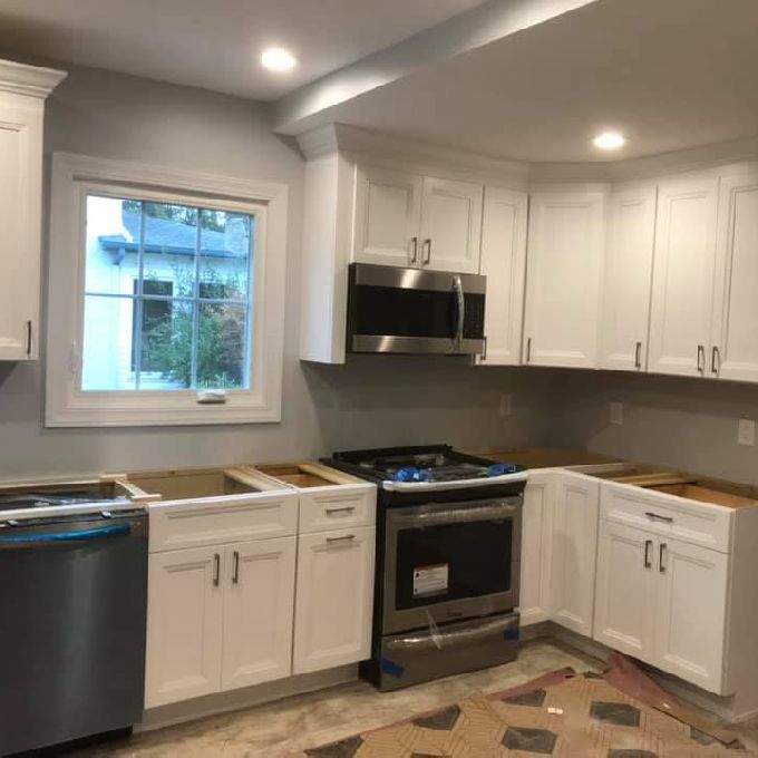 Kitchen Cabinets Installation Works for a Home in Ruiru 