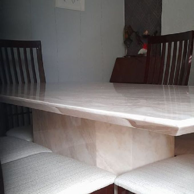 Marble Dining Table Designs for a New home in Ongata Rongai 
