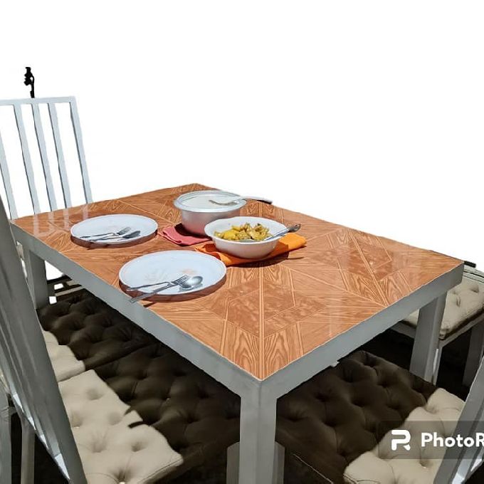 Metal Design Dining Table Supplied for a New Home in Utawala 