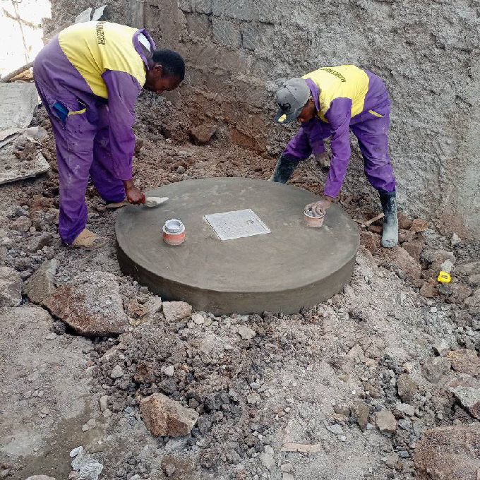 Designing & Constructing a Concrete Biodigester for a Maisonette in Thika