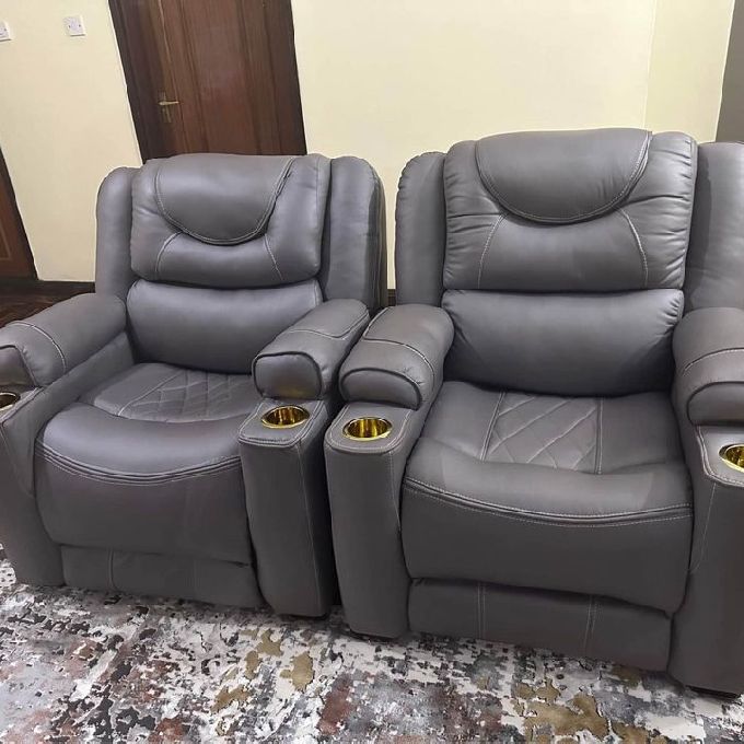 Sale & Delivery of a Grey Leather Sofa Set for a Client in Thika Rd 