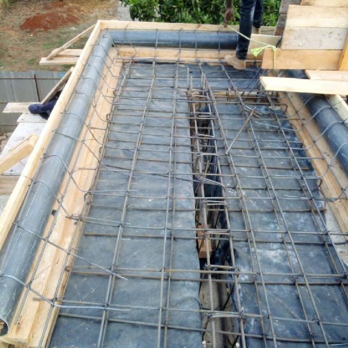  Steel Rebar Installation for a Reinforced Concrete Gutter in Karen