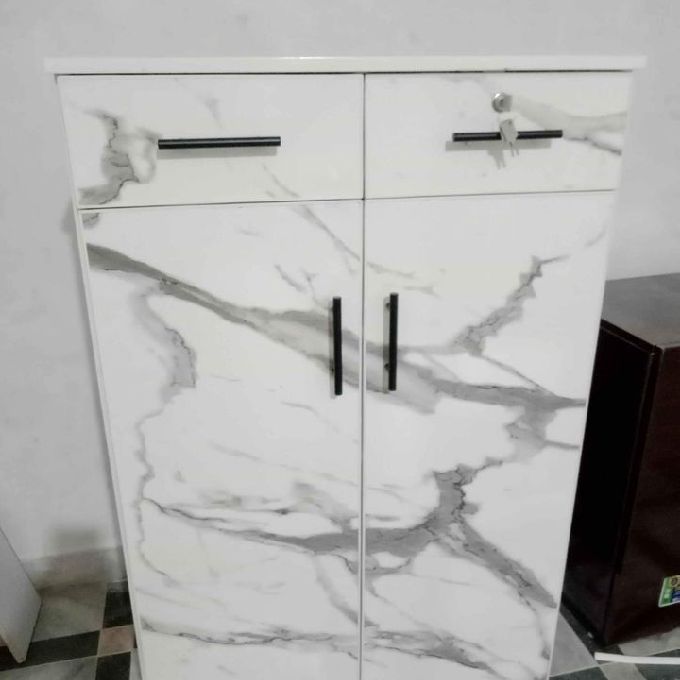Sale of a Marble Laminated MDF Board Shoe Rack Cabinet in Ruai