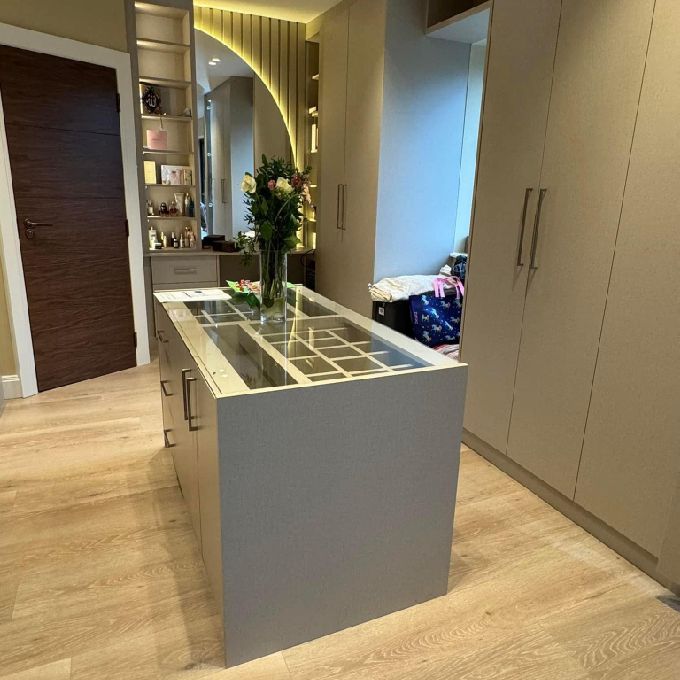 Installation of a Modern Walk In Closet for a Home in Runda