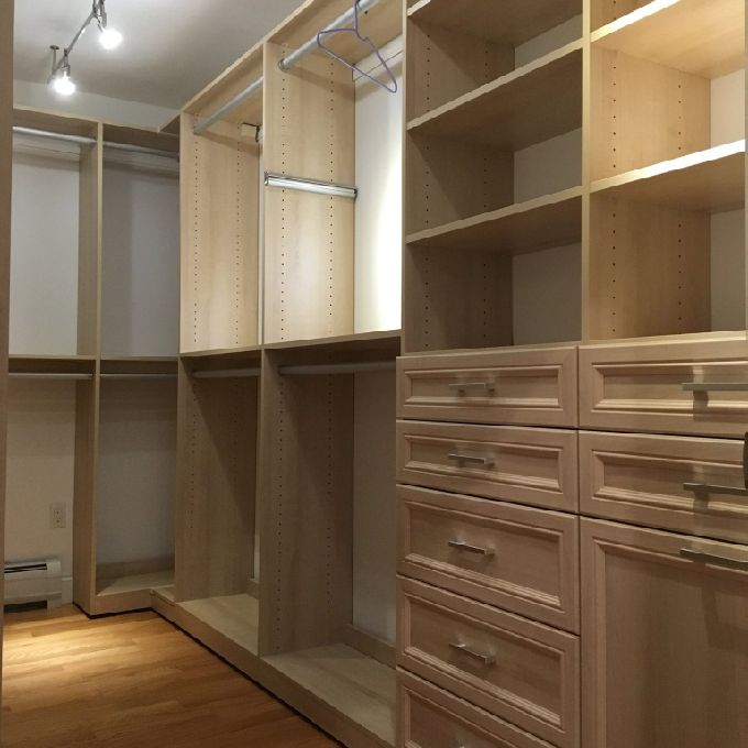 Walk in Wardrobe, Drawers and Shelves Installation in Westlands
