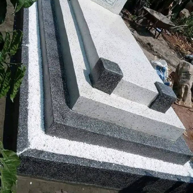 Terrazzo Finishing Services for a Grave in Githunguri