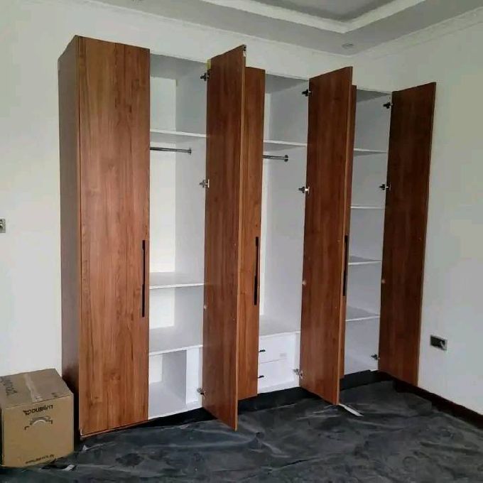 Installation of Wardrobes with Shelves and Drawers in Kitengela