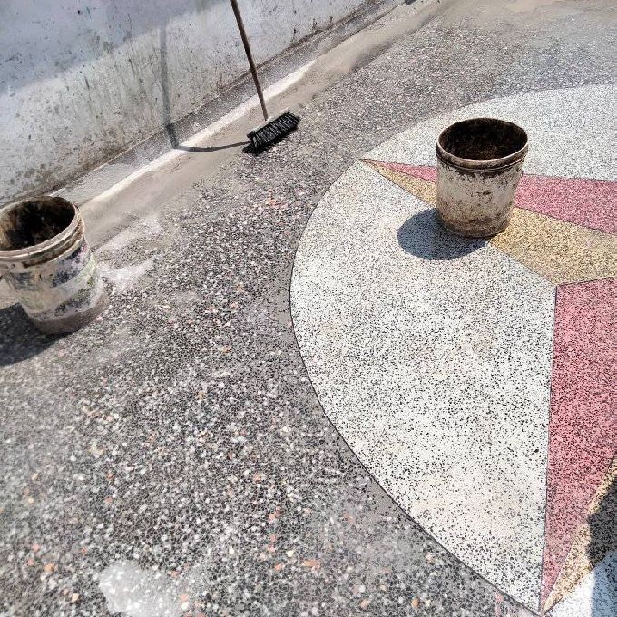 Terrazzo Installation for an Apartments Flat Roof - Kiambu Road