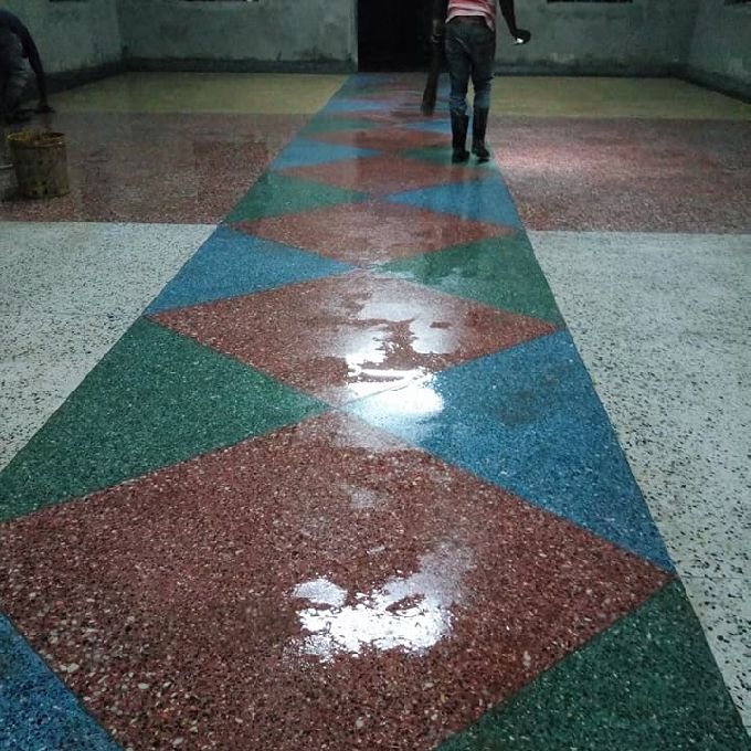 A Project in Kenol Installing & Polishing Terrazzo in a Church