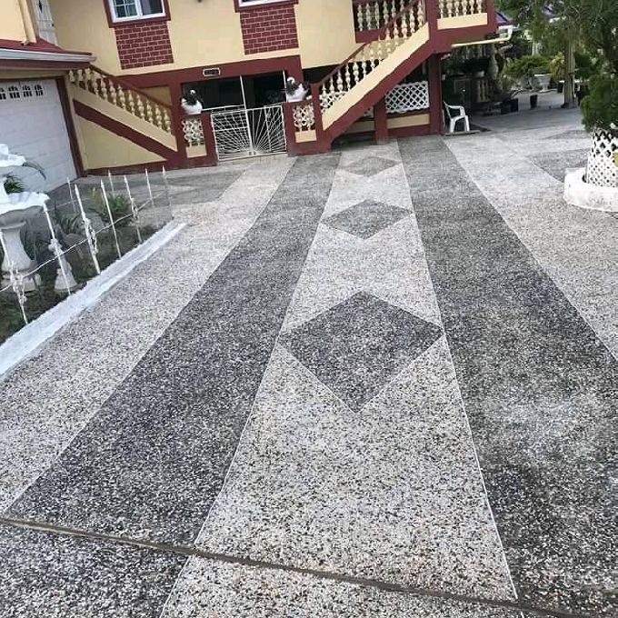 Terrazzo Placement Services for Hotel Compound in Kikuyu