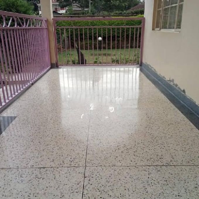 Terrazzo Installation Work for a House Balcony in Lavington