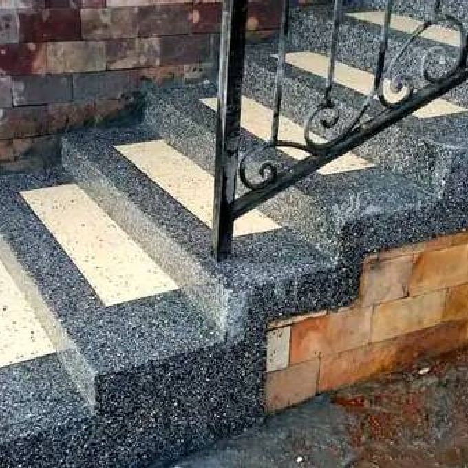 Professional Terrazzo Fitting Project for House Stairs In Kwale
