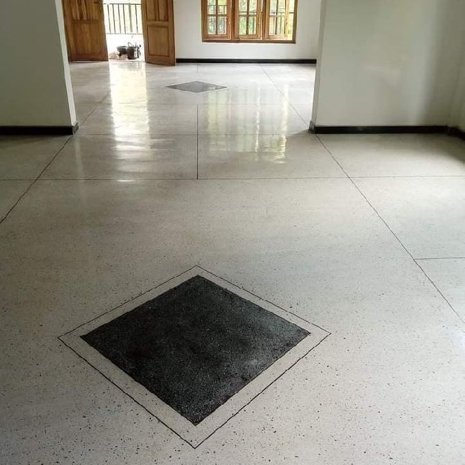 A Project Installing Terrazzo on the Floor of a Rental House in Mwiki