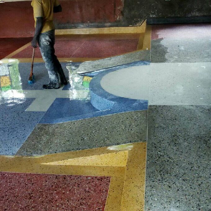 Terrazzo Installation Experts for a Church Pulpit in Nyahururu