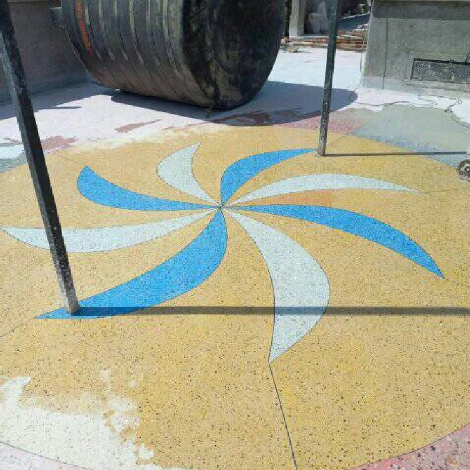 Terrazzo Laying Services on a Rooftop of a House in Voi