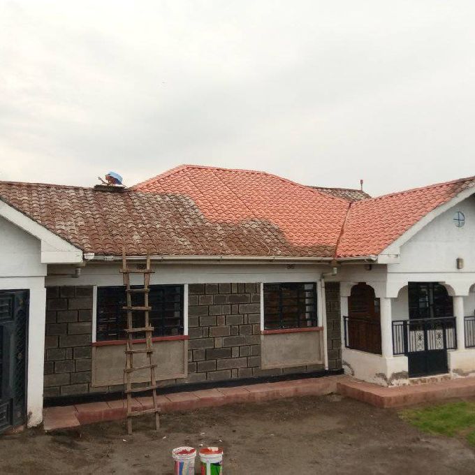 Roof Painting Services for a Residential House in Mvita