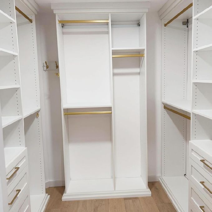 Walk in Closet, Shelves and Drawers Installation Project in Nyali