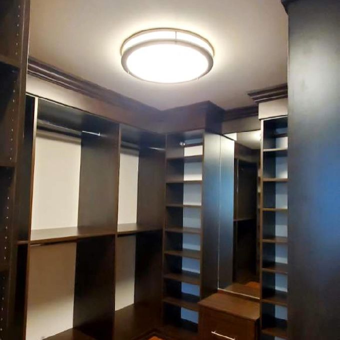 Installation of Walk in Wardrobe Cabinets for a Home in Bamburi