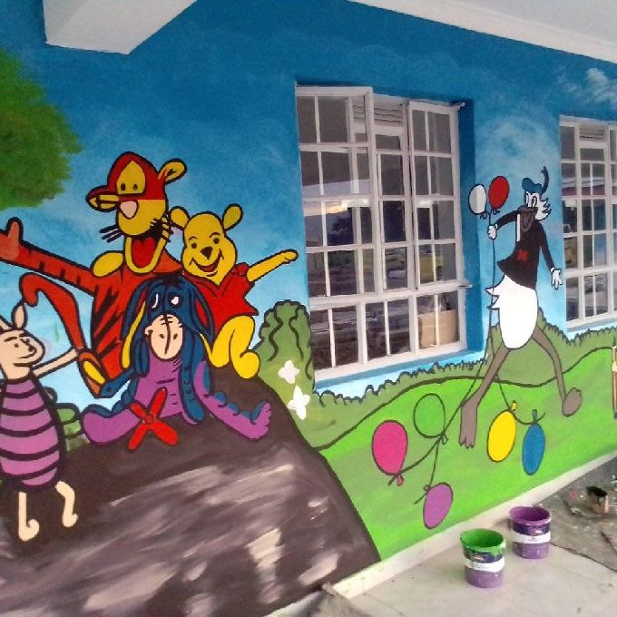 Professional Nursery School Wall Painting Artists in Mikindani