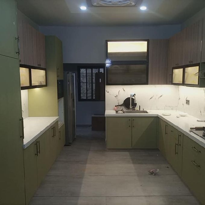 Base & Wall Kitchen Cabinet Installation project in Marurui