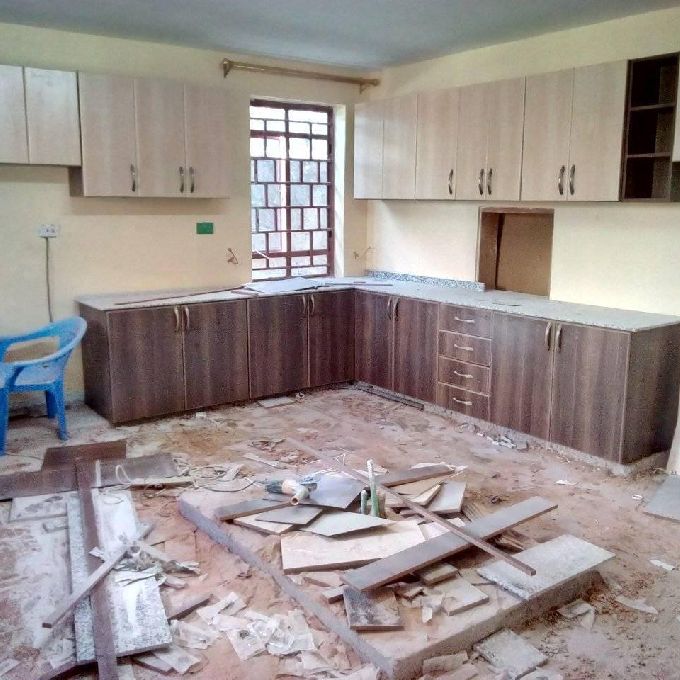 Custom Laminated Kitchen Cabinets Installers in Kawangware