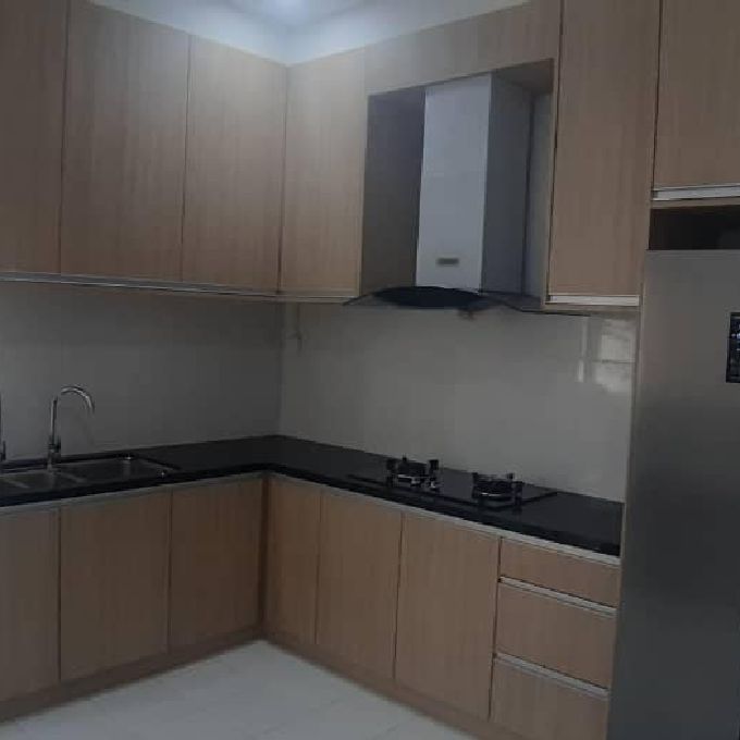 Laminated Base and Wall Kitchen Cabinet Fitting Project in Buruburu