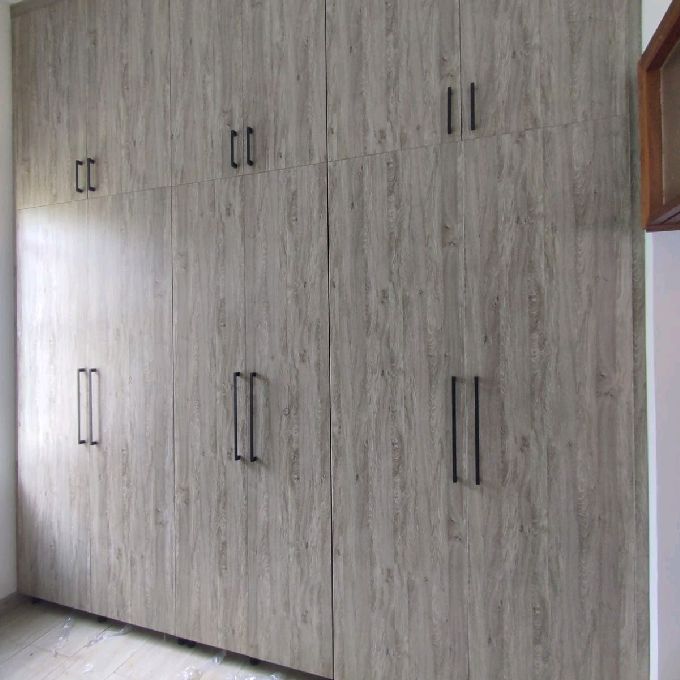 Installing Laminated Tooth Cherry MDF Wardrobe Cabinets - Ruaraka