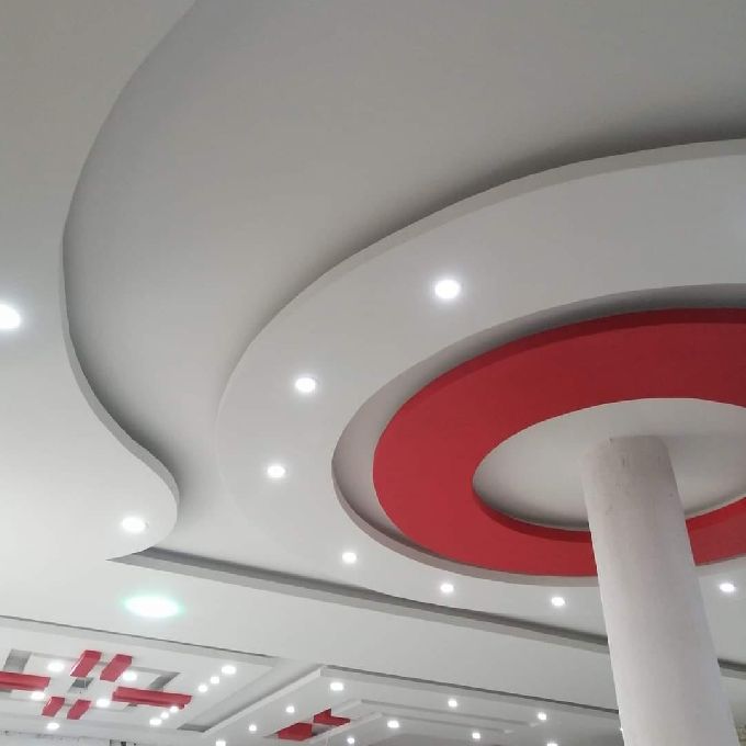Gypsum Interior Decoration Work for a Commercial Property in Jomvu
