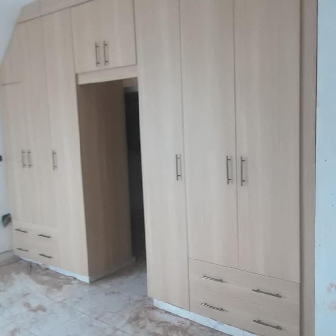 Light Oak MDF Wardrobe Closet Assembling Services -Makadara