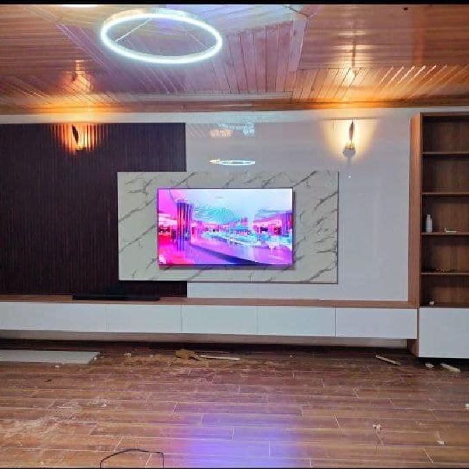 Home Television Wall Unit Installation Project in Kibokoni