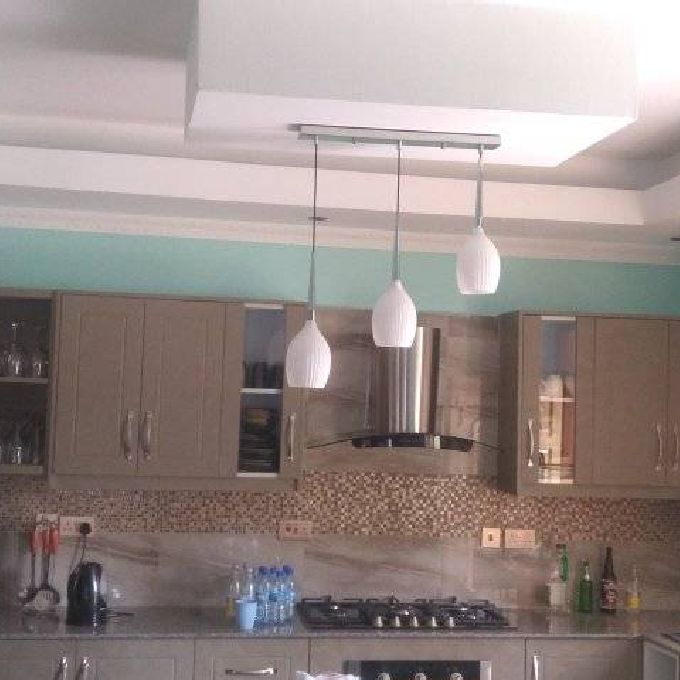 Laminated & Engraved MDF Kitchen Cabinet Fitting in Karatina