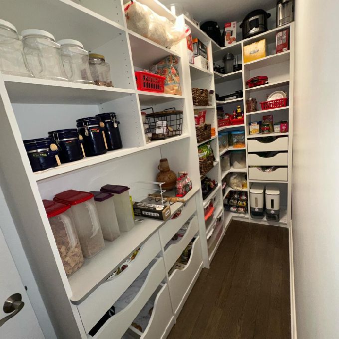 Installation of a Walk in Pantry Shelving System in Kirinyaga
