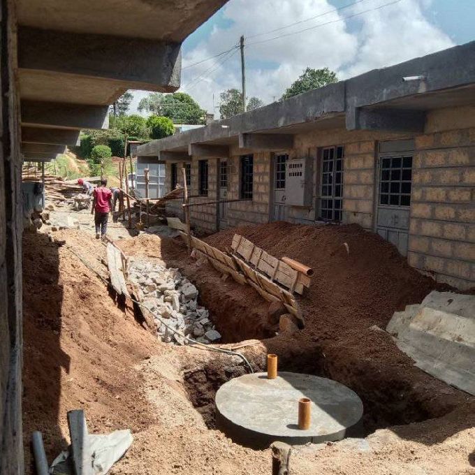 New Rental Apartment Biodigester Installation Work in Naro Moru