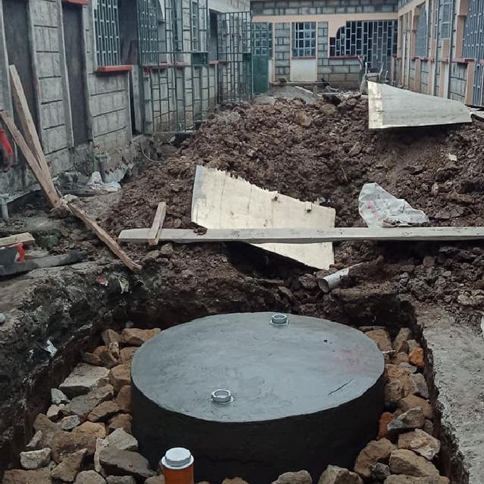 Biodigester Installation for a New Rental Apartment in Utange