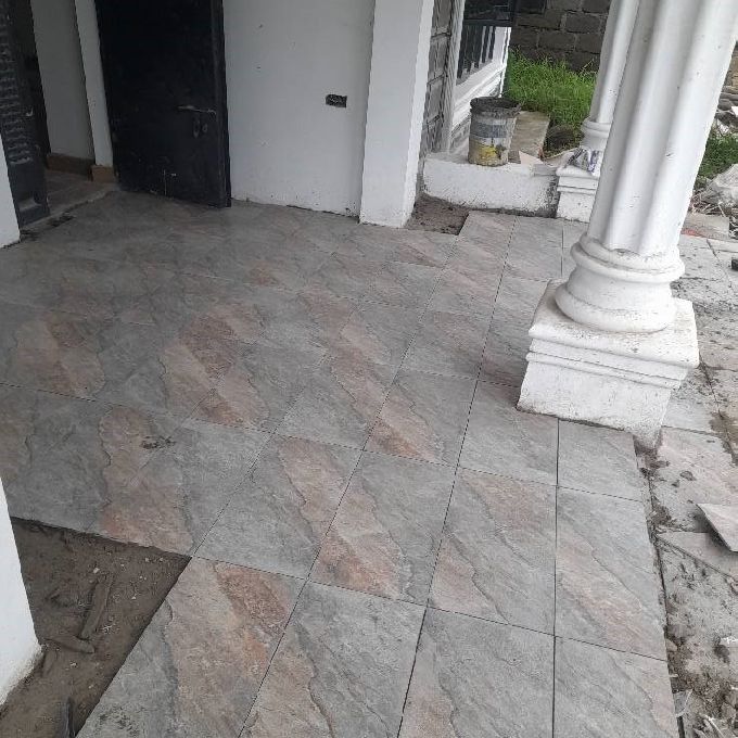 Outdoor Tiles Installation for a Residential Property in Meru