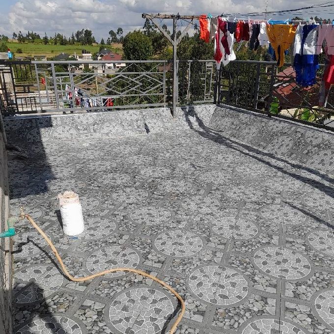 Outdoor Porcelain Tiles Installation for a New Mansionette in Ngong