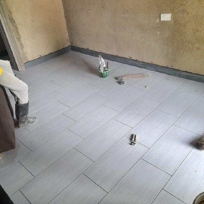 New House Ceramic Tiles Installation Project in Kenol