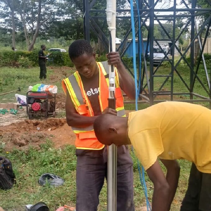 Borehole Solar Water Pump Installation Project in Sidindi