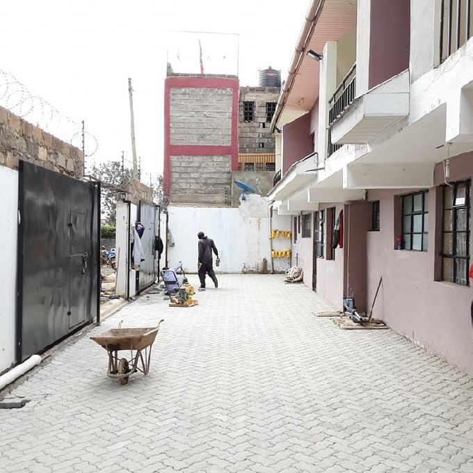 Cabros Installation Project for a Rental Apartment Within Kiambu