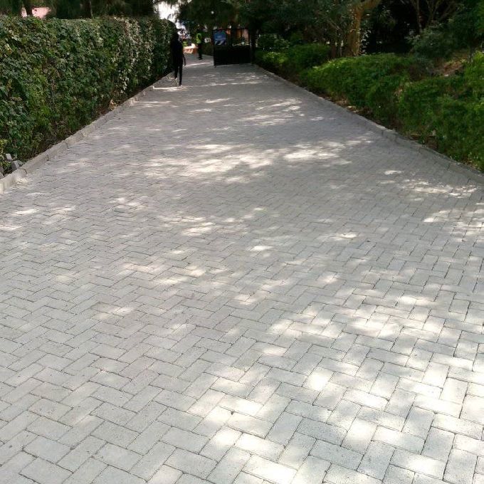 Fitting Cabros on the Pathway of a New Church in Chuka