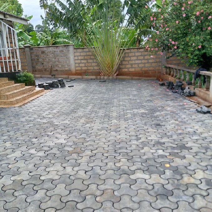 Cabros Paving Project for a Home Compound in Kirinyaga