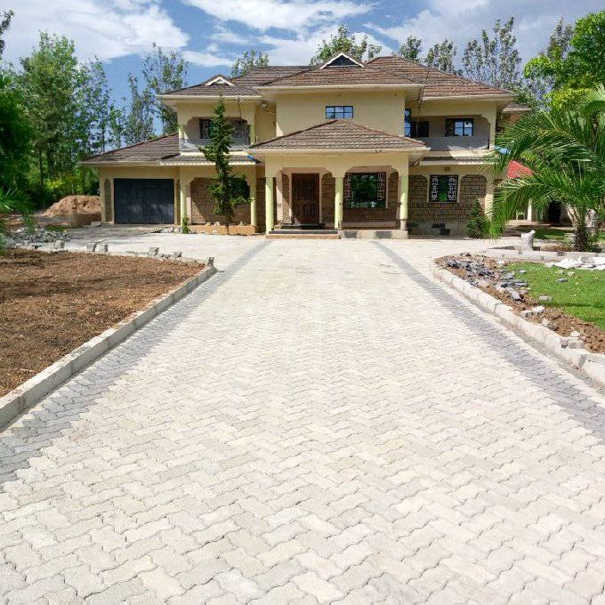 Installation of Cabros for a Residential Driveway in Nyeri
