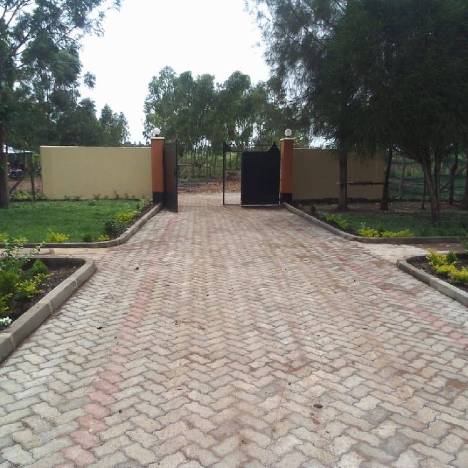 Installation of Cabros for the Paths of a Home in Migori