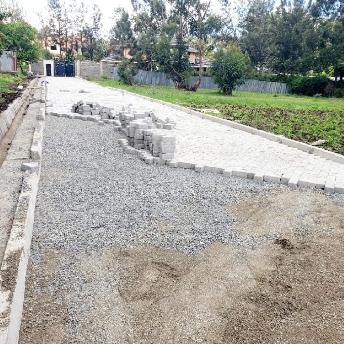 Supply & Installation of  Cabros  for a Home Driveway in Ruai